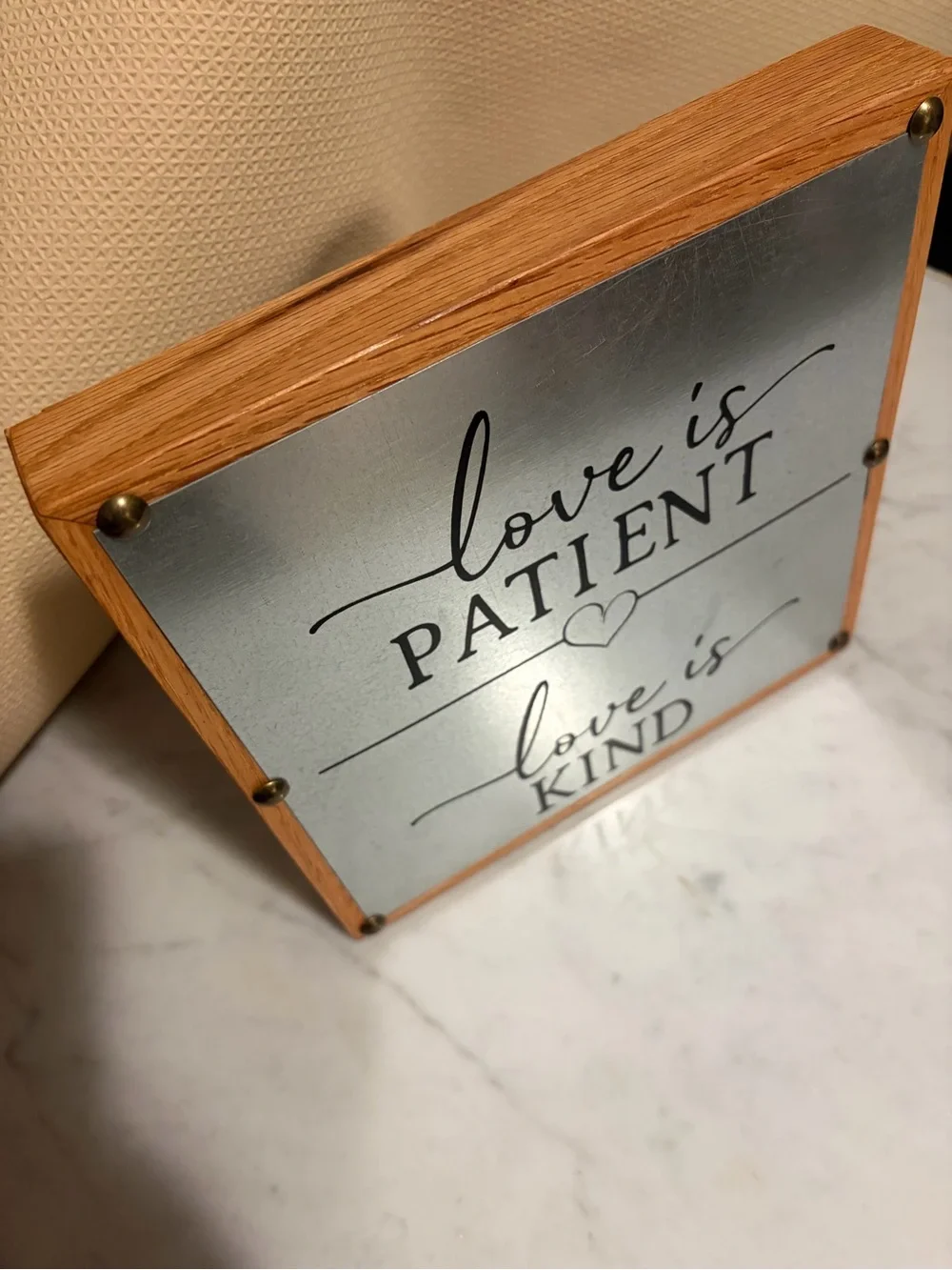 Hand Crafted Silver and Wood 